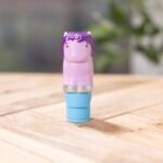 Violetinio vienaragio antspaudėlių ir lipdukų rinkinys