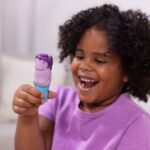 Violetinio vienaragio antspaudėlių ir lipdukų rinkinys