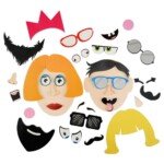 Vonios lipdukų ir žaislų tinklelio rinkinys