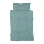 Žalias vaikiškas patalynės komplektas su blizgančiomis žvaigždėmis