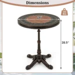 Lauko aliuminio valgomojo stalas (Bronzos)