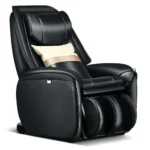 Atpalaiduojantis masažinis krėslas su SL trajektorija ir šildymo funkcija (Juoda)
