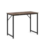 Kompaktiškas rašomasis stalas su reguliuojamomis kojelėmis (Ruda)
