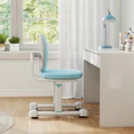 Reguliuojamo aukščio ergonomiška vaikiška stalo kėdė (Mėlyna)