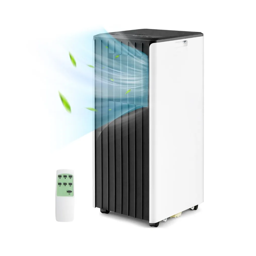 mobilus-oro-kondicionierius-4-in-1-su-pulteliu-baltas Nešiojamas oro kondicionierius su „Wi-Fi“ ir miego režimu (Balta)