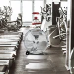 Pramoninis pusės varpelio formos ventiliatorius 65 cm 3 greičio pakopos (Sidabrinė)