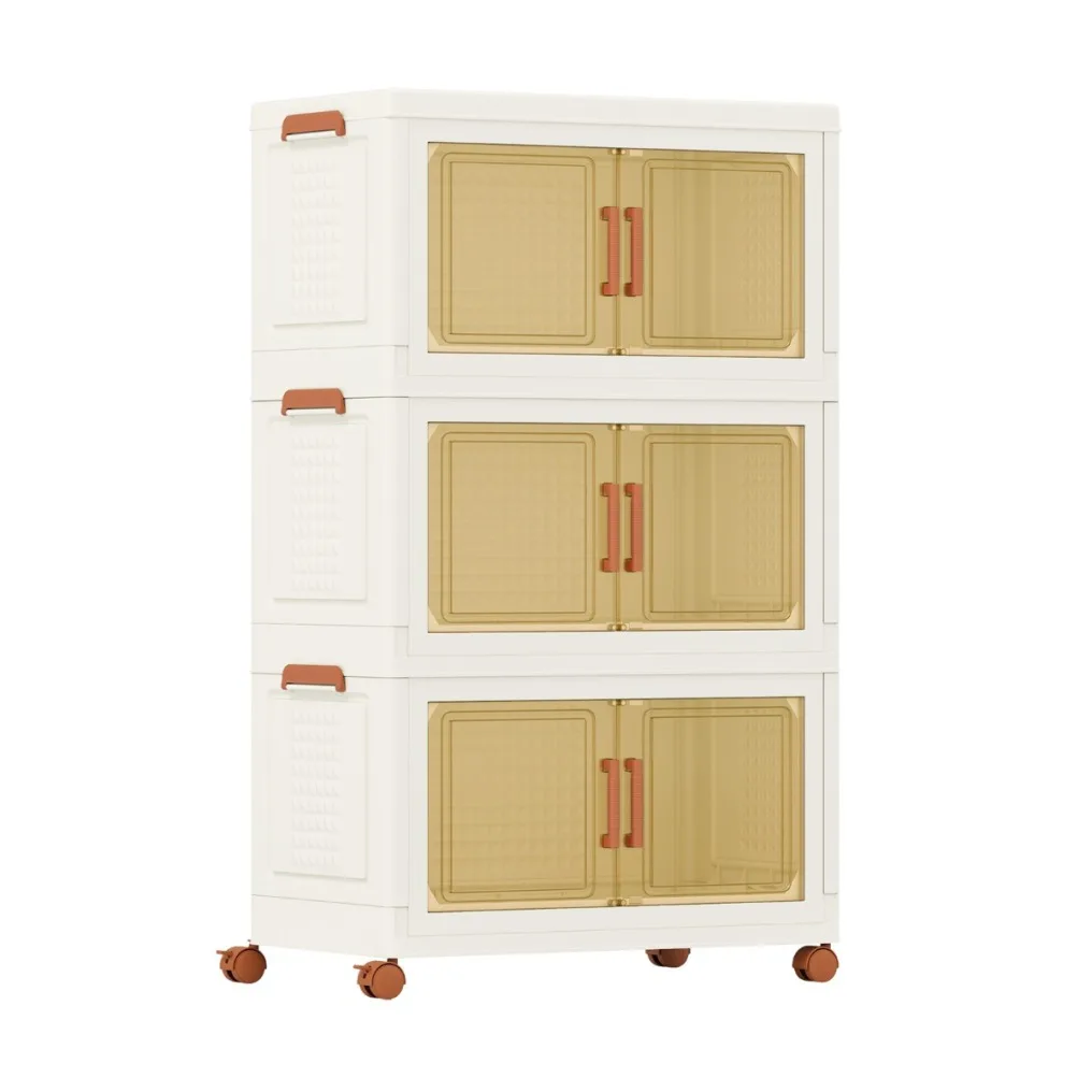 sulankstomos-riedancios-laikymo-dezes-su-skaidriomis-durelemis-balta Sulankstomos riedančios laikymo dėžės su skaidriomis durelėmis (Balta)