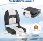 Dvi ergonomiškos sėdimosios vietos su 7 cm paminkštinimu (Pilka)