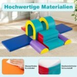 10 dalių minkšto putplasčio laipiojimo kaladėlių rinkinys (Žalia) – Paveikslėlis 6