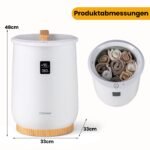 Rankšluosčių šildytuvas su LED ekranu ir laikmačiu 20L – Paveikslėlis 2