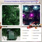 Dirbtinė Kalėdinė eglutė su LED apšvietimu 93 cm – Paveikslėlis 5