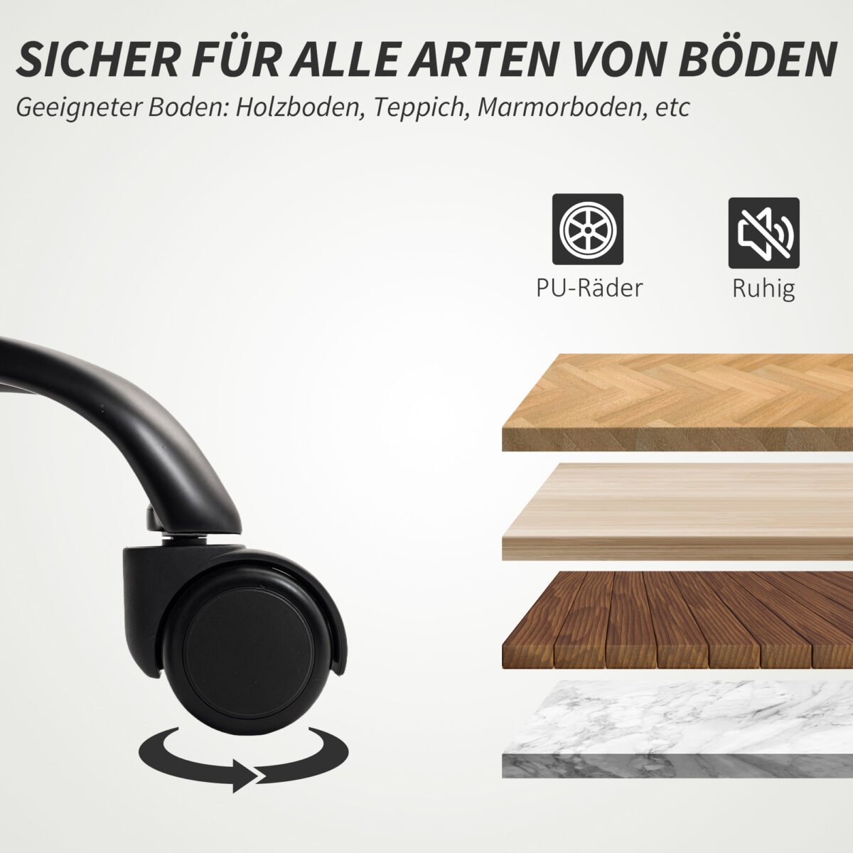 Biuro kėdė iš dirbtinės odos su atlenkiamu atlošu ir kojų atrama – Paveikslėlis 7