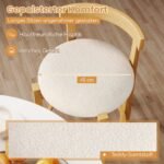 Dviejų medinių baro taburečių komplektas su atlošais ir kojų atramomis 62 cm sėdynės aukščio (Natūrali)