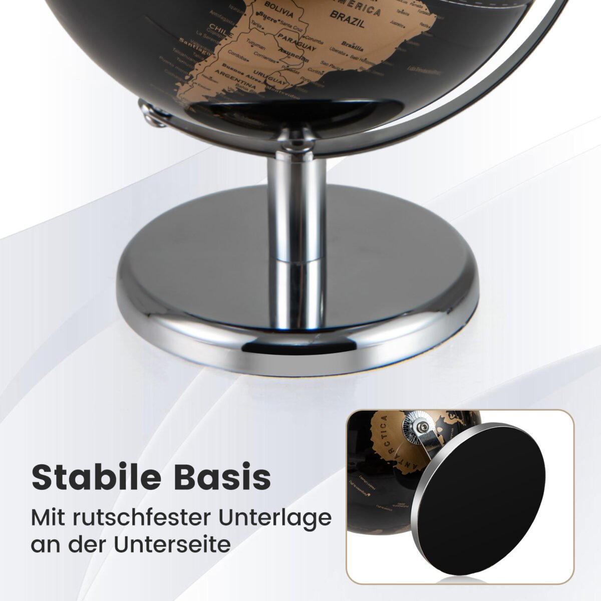 Edukacinis geografinis gaublys su metaliniu stovu – Paveikslėlis 5