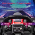Elektrinis kartingas vaikams su reguliuojama sėdyne ir iki 12 km/h greičiu