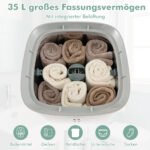 Elektrinis rankšluosčių ir pledų šildytuvas su džiovinimo funkcija ir laikmačiu (Balta) – Paveikslėlis 5