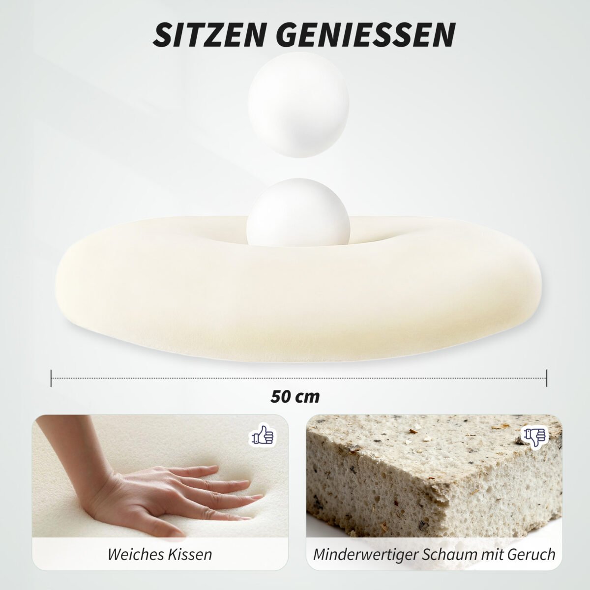 Ergonominė biuro kėdė su S formos atlošu ir 3D reguliuojamais porankiais – Paveikslėlis 7