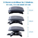 Ergonomine koju atrama su reguliuojamu auksciu ir pasvirimo kampu 5