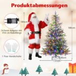 Išankstinio apšvietimo dirbtinė Kalėdų eglutė 180 cm (Žalia) – Paveikslėlis 2