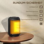 Kompaktiškas ventiliatorinis šildytuvas su 24 valandų laikmačiu ir dviguba apsauga