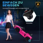 Lamborghini Revuelto elektromobilis vaikams su nuotoliniu valdymu ir keturiu ratu pakaba 5