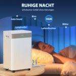 Oro sausintuvas su 20 l/dienos sausinimo galia ir 4,5 l vandens talpa