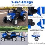 Traktorius vaikams su priekaba ir nuotolinio valdymo pultu – Paveikslėlis 3