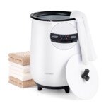 Profesionalus elektrinis 23 l talpos rankšluosčių šildytuvas su reguliuojama temperatūra (Juoda)