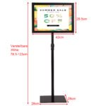 Reguliuojamo aukščio A3 formato plakatų stendų rinkinys (2 vnt.) – Paveikslėlis 2