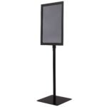 Reguliuojamo aukščio A3 formato plakatų stendų rinkinys (2 vnt.) (Juoda)