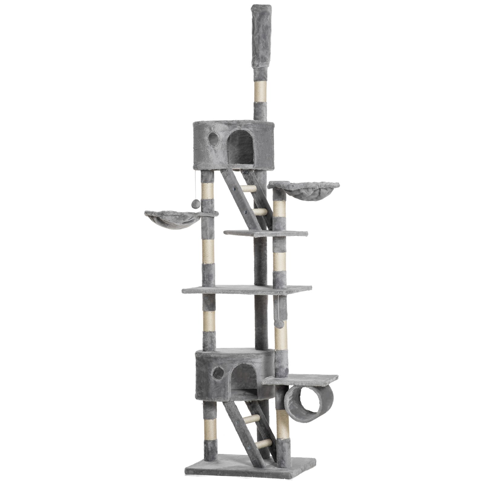 Reguliuojamo aukščio kačių žaidimų kompleksas 240-260 cm Reguliuojamo aukščio kačių žaidimų kompleksas 240-260 cm