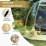 Skaidri burbulinė palapinė 5-6 asmenims su 630° panoraminiu vaizdu (Skaidri)