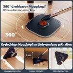 Šluota su kibiru vandens atskyrimo sistema ir 360° besisukančia galvute – Paveikslėlis 4