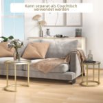 Dviejų dalių šoninių ovalių ir apvalių sukraunamų staliukų komplektas – Paveikslėlis 7