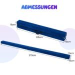 Sulankstoma gimnastikos sija su nešiojimo rankena 270 cm (Mėlyna) – Paveikslėlis 2