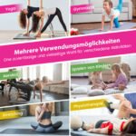 Sulankstomas 4 dalių gimnastikos kilimėlis su 5 cm EPE putų užpildu – Paveikslėlis 3