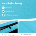 Sulankstomas gimnastikos kilimėlis su 5 cm EPE putų paminkštinimu ir rankenomis – Paveikslėlis 4