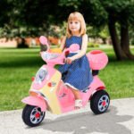 Triratis elektrinis vaikiškas motociklas su šviesos ir muzikos efektais – Paveikslėlis 2