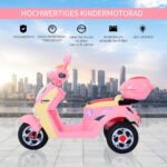 Triratis elektrinis vaikiškas motociklas su šviesos ir muzikos efektais – Paveikslėlis 7
