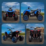 Vaikų elektrinis keturratis su reguliuojamu greičiu ir multimedijos sistema – Paveikslėlis 9