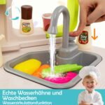 Kampinė virtuvėlė vaikams su garsais ir šviesomis – Paveikslėlis 5