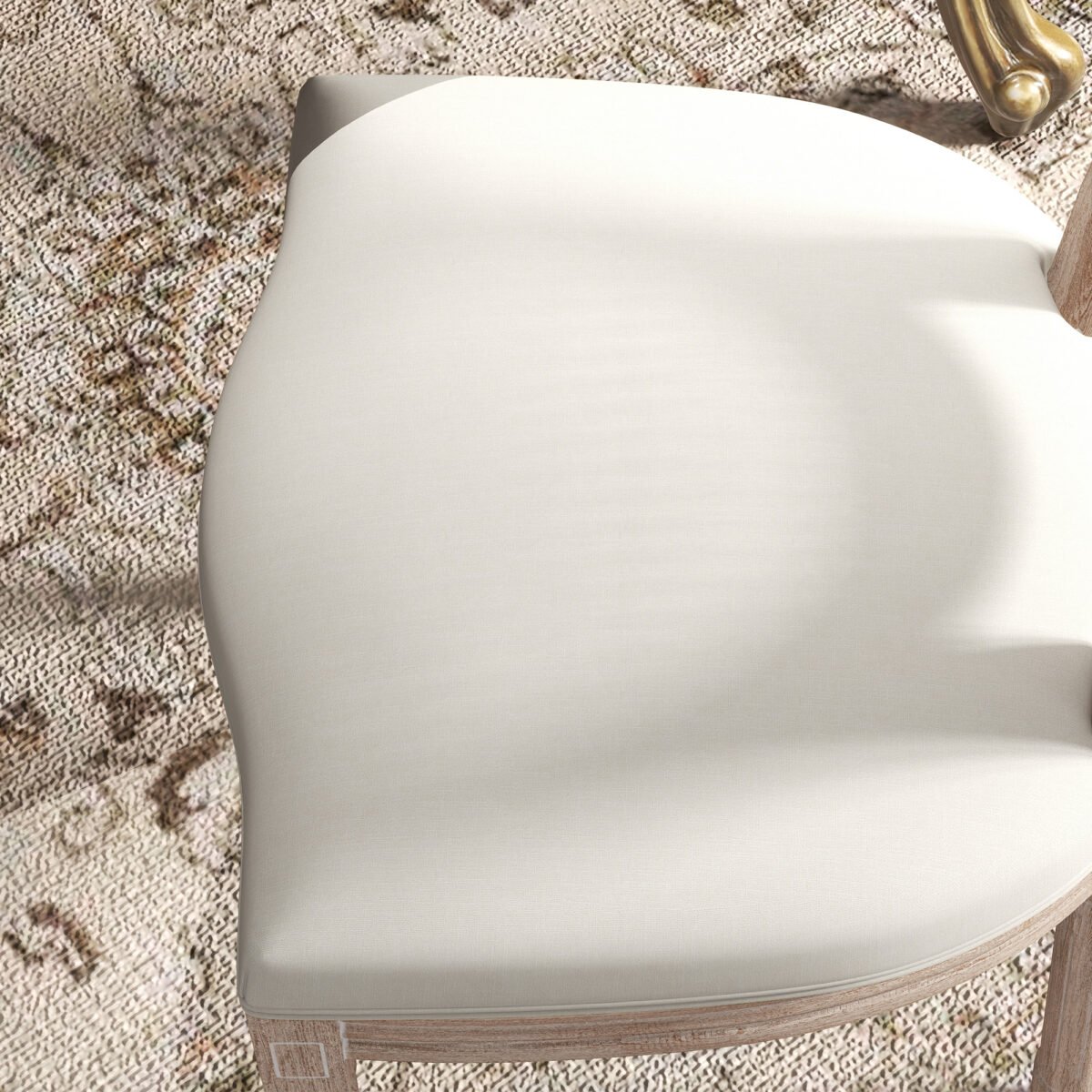 2 vnt. Vintažinio stiliaus valgomojo kėdžių komplektas su ratano nugarėle – Paveikslėlis 8