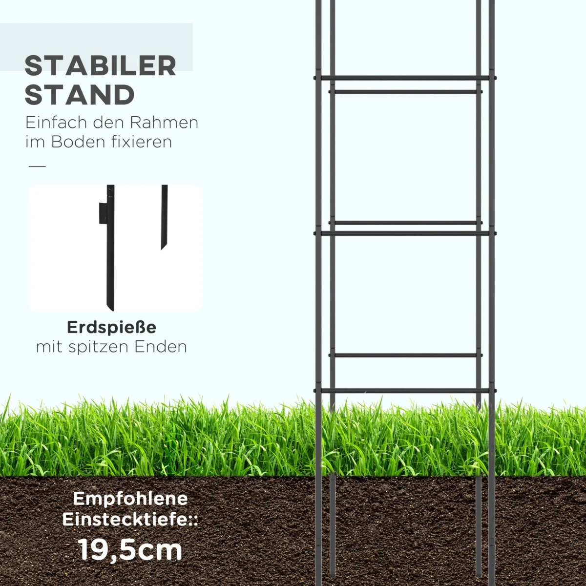 Metalinė sodo arka vijokliniams augalams – Paveikslėlis 8