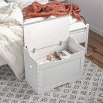 103 litrų daiktadėžė-suoliukas su apsauginiu vyriu ir patogia sėdimąja pagalvėle – Paveikslėlis 8