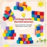 12 dalių minkštų putplasčio statybinių kaladėlių rinkinys (Įvairiaspalvė) – Paveikslėlis 3
