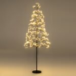 150 cm aukščio LED šviečiantis medis su 1000 šviesų (Juoda)