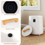 18 L talpos rankšluosčių ir pledų šildytuvas su LED ekranu (Balta) – Paveikslėlis 4