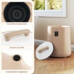 18 L talpos rankšluosčių ir pledų šildytuvas su LED ekranu ir automatiniu išjungimu (Ruda) – Paveikslėlis 5