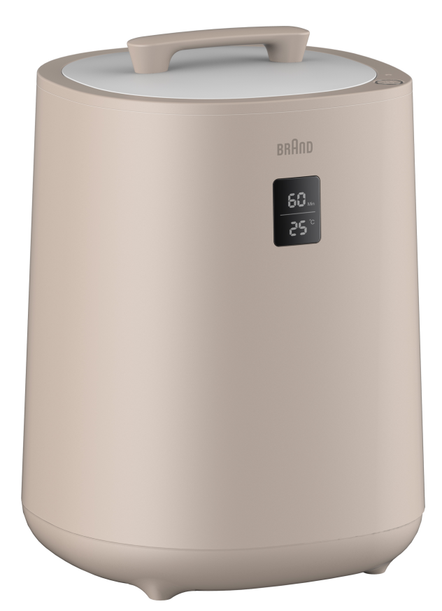 18 L talpos rankšluosčių ir pledų šildytuvas su LED ekranu ir automatiniu išjungimu (Ruda)