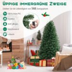 180 cm aukščio dirbtinė Kalėdų eglutė su LED apšvietimu (Žalia) – Paveikslėlis 4